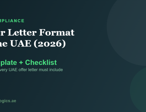 Offer Letter Format in the UAE: Template and Compliance Checklist (2026)